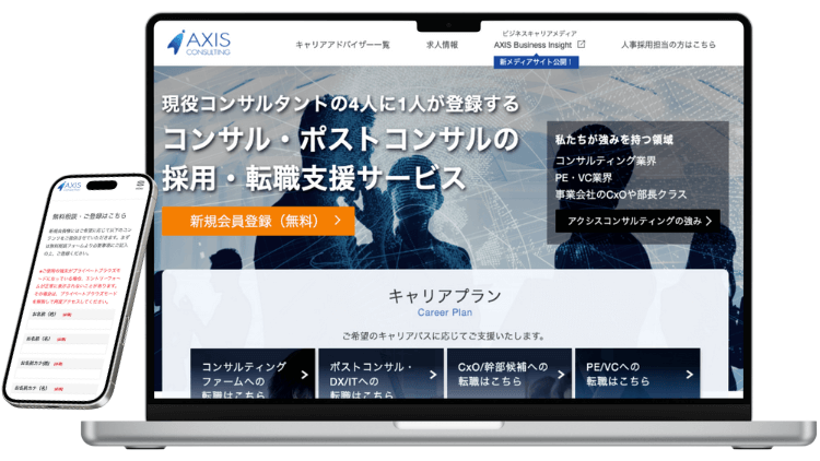 AXISAgent(アクシスエージェント)のサービスイメージ