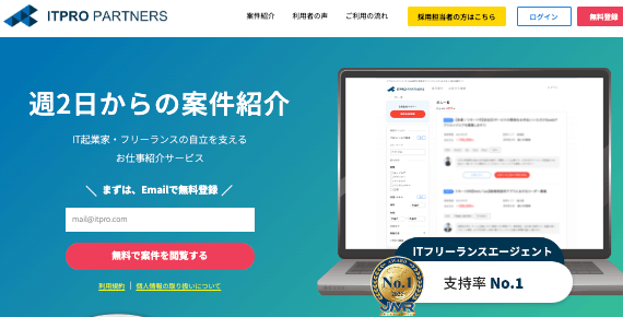 ITプロパートナーズのサービスイメージ