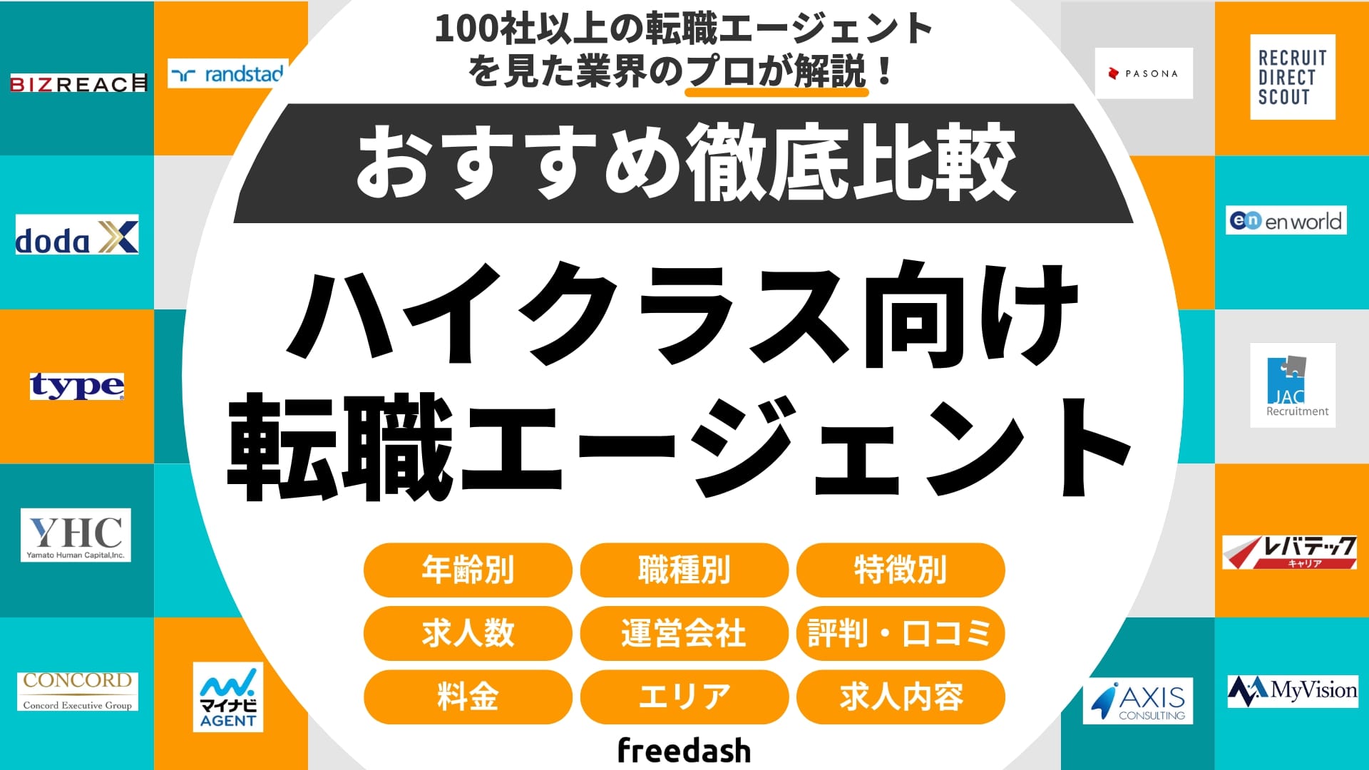 ハイクラス転職に強いおすすめ転職エージェント比較ランキング